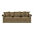 preiswerte IKEA Abdeckungen-Grönlid 3-Sitzer-Sofabezug, einfarbig, 100 % Polyester, Schonbezüge