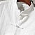 preiswerte Baumwoll-Leinenhemd-Herren Hemd leinenhemd Lässiges Hemd Baumwoll-Shirt Schwarz Weiß Marineblau Langarm Glatt Stehkragen Frühling &amp; Herbst Hawaiianisch Festtage Bekleidung Button-Down