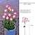 cheap Landscape Lights-LED Simulation Flower Solar 8 Modes Lawn Light Camellia Flower Light Outdoor Waterproof Garden Light Villa Park Yard Lawn Walkway Landscape Decoration 1/2Pcs