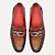 abordables Chaussures Sans Lacets &amp; Mocassins Homme-mocassins homme noir marron classique en cuir perforé mors