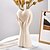 cheap Sculptures-Resin Art Human Body Design Flower Vase - Holding a Heart Shape, Unique Modern Decorative Vase, Ideal for Dining Table Centerpiece, Restaurant, Living Room, Wedding Decor