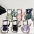 abordables Carcasas Samsung-teléfono Funda Para Samsung galaxia Z Flip 6 Z Flip 5 Z Flip 4 Z Flip 3 para mujer niña con correa de muñeca Antigolpes TPU Metal Cuero de PU