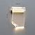 voordelige Wandverlichting voor binnen-moderne gebogen bladwandlampen, led-wandlamp voor binnen, 8w bedrade acrylwandlamp voor slaapkamer, woonkamer, hal 110-240v