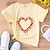Χαμηλού Κόστους Μακό μπλουζάκια και Μπλούζες-Παιδιά Κοριτσίστικα Κοντομάνικη μπλούζα Φλοράλ Causal Κοντομάνικο Λαιμόκοψη Καθημερινά 7-13 ετών Καλοκαίρι Κίτρινο Ανθισμένο Ροζ Θαλασσί