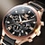 abordables Montres à quartz-Nouvelle montre Olevs pour hommes Montre chronographe lumineuse avec calendrier 24 heures Montre à quartz multifonctionnelle d'affaires en céramique étanche Montre-bracelet pour hommes