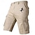billige cargo-shorts med trykk for menn-menns cargo-shorts flere lommer grafisk dyre-hest print sports utendørs shorts klassiske bukser
