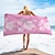 economico set di asciugamani da spiaggia-Set di asciugamani, Alfabetico / Fiore decorativo / Floreale / Fiore 100% microfibra comodo Super morbido Addensare coperte