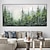 cheap Landscape Paintings-Mintura Handmade Green Forest Oil Paintings On Canvas Large Wall Art Decoration Modern Abstract Tree Landscape Picture For Home Decor Rolled Frameless Unstretched Painting