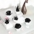 economico Piante finte-Piante in vaso succulente nere artificiali da 6 pezzi/set: decorazioni eleganti e che richiedono poca manutenzione per qualsiasi spazio