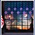 preiswerte LED Lichterketten-Unabhängigkeitstag 3m Vorhang Lichterkette mit Fernbedienung 8 Modi Festliche Dekoration Atmosphäre Eisstreifen Lichter USA Amerikanische Flagge Patriotische Dekorationen Licht