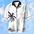 preiswerte Herren Hawaiihemd-Kokosnuss Modisch Hawaiianisch Designer Herren Hawaiihemd Sommerhemd Camp-Shirt Grafik-Shirt Outdoor Strasse Casual Sommer Frühling Kubanisches Halsband Kurzarm Weiß Gelb Orange S M L Hemd