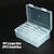 preiswerte Aufbewahrung &amp; Organisation-12-teiliges kleines quadratisches Aufbewahrungsboxen-Set – abnehmbare, transparente Pillendose für Schmuck und Bastelbedarf