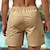 voordelige Grafische herenshort-kokospalm heren katoenen linnen shorts zomer Hawaiiaanse shorts strandshorts print trekkoord elastische taille ademend zacht 20% linnen shorts casual dagelijks vakantie streetwear