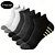 voordelige heren sokken-Voor heren 5 stuks Multi-pakketten Sokken Enkelsokken Lage Sokken Hardloopsokken Casual sokken Zwart Wit Kleur Kleurenblok Sport &amp; Outdoor Dagelijks Vakantie Standaard Medium Zomer Lente Modieus