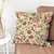 levne květinový a rostlinný styl-dekorativní přehoz vintage květinové polštáře povlak 4ks měkké čtvercové pouzdro na polštář povlak na polštář do ložnice obývací pokoj pohovka pohovka křeslo