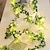 billige LED-kædelys-led blomsterlys grønne vedbend blade fe lys 2m 20lys batteridrevet kunstig krans plante vin fe lys til soveværelse bryllup fest ferie terrasse