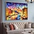 cheap Landscape Paintings-Oil Painting Handmade Hand Painted Wall Art Abstract by Knife Canvas Painting Home Decoration Decor Rolled Canvas (No Frame)