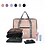 billige Håndtasker og net-Dame Håndtaske Oxfordtøj Rejse Lynlås Stor kapacitet Helfarve Geometrisk Sort Lys pink Blå