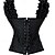 halpa korsetti-Rokokoo Punk &amp; goottilainen Keskiaika Alusvaatteet Underbust-korsetti Bustier Naisten Halloween Karnevaali Naamiaiset Häät Häävieras Venetsian karnevaali Aikuisten Korsetti
