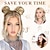Χαμηλού Κόστους Σινιόν-space buns κομμάτια μαλλιά κλιπ νύχι σε κότσο μαλλιών mini bun bun hair scrunchies extension για γυναίκες κορίτσια σκούρο καφέ