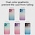 رخيصةأون جرابات آيفون-هاتف غطاء من أجل iPhone 15 Pro Max iPhone 14 13 12 11 Pro Max Plus غطاء خلفي شفاف نحيل جداً غير اصفرار لون متغاير TPU