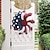 levne Event &amp; Party Supplies-Den nezávislosti vlastenecký věnec s americkou vlajkou, dekorace červené bílé modré hvězdy - květinový závěs na dveře s červenou hlavou pro pamětní den / 4. července