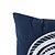 cheap Throw Pillows &amp; Covers-Embroidered Ocean Decorative Toss Pillows Cover 1PC Soft Square Cushion Case Pillowcase for Bedroom Livingroom Sofa Couch Chair