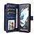 billige Samsung-etui-telefon Etui Til Samsung Galaxy Z Fold 5 Z Fold 4 Z Fold 3 Tegnebogskortetui Magnetisk Helkropsbeskyttelse Støtteben Kontor / Business TPU PU Læder