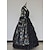 abordables Costumes vintage et anciens-Rococo Victoriens Robe de Soirée Robe vintage Costume de fête Bal Masqué Robe de bal Grandes Tailles Femme Mascarade Carnaval Soirée Halloween Robe