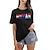 お買い得  カーニバルの衣装-LGBT LGBTQ Ｔシャツ(21) プライドシャツ 虹色 人間 レズビアン 用途 女性用 成人 ハロウィーン カーニバル マスカレード 熱間鍛造 プライドパレード プライド月間