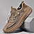 Χαμηλού Κόστους Ανδρικά Sneakers-Ανδρικά Οξφόρδη Ρετρό Περπάτημα Καθημερινό Καθημερινά Δέρμα Άνετο Μποτίνια Μοκασίνια Χακί Γκρίζο Άνοιξη Φθινόπωρο
