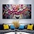 cheap Tree Oil Paintings-3D Flower oil painting Hand Painted Canvas Flower Art painting hand painted Abstract Landscape Texture Oil Painting Tree Planting wall Painting Bedside Painting Bedroom Art Spring decor