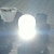 abordables Bombillas LED tipo globo-2w led globo bombillas 150lm b15 t22 6led perlas smd 2835 blanco cálido whit e ac110v/220v