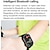 levne Chytré náramky-696 QW88 Chytré hodinky 1.99 inch Inteligentní náramek Bluetooth Krokoměr Záznamník hovorů Měřič spánku Kompatibilní s Android iOS Muži Hands free hovory Záznamník zpráv IP 67 43mm pouzdro na hodinky