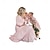 preiswerte Kleider und Overalls-Kleid für Mama und mich, passende Outfits, Maxikleid mit Blumenmuster und quadratischem Ausschnitt und Puffärmeln für Mutter und Tochter