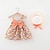 cheap Dresses-Kids Girls&#039; Dress Graphic Sleeveless Party Outdoor Fashion Daily Polyester Summer Spring Fall 3-7 Years Yellow Pink Orange