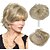 Недорогие Накладные челки-Топпер для волос размером 6,8 x 7 дюймов, короткие стрижки пикси, топперы для женщин, пушистый синтетический топпер для волос, заколка на макушке, волнистые кусочки волос, натуральные коричневые