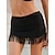 cheap Bikini Bottoms-Women&#039;s Swimwear Tassel  Bikini Bottom Swim Shorts Swimsuit Plain Beach Wear Summer Bathing Suits