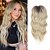 abordables Franges-Toppers de cheveux pour femmes 20 pouces toppers de cheveux ondulés pour femmes toppers postiches pour femmes avec cheveux clairsemés ombre surbrillance perruque synthétique clip dans les perruques de