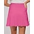 cheap Designer Collection-Women&#039;s Golf Skorts Dark Pink Black White Lightweight Bottoms Ladies Golf Attire Clothes Outfits Wear Apparel