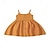 billige Kjoler-toddlergirl sommer bomull lin solid print kjole camisole kjole daglig slitasje
