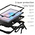 お買い得  サムスンタブレット用ケース-タブレット ケース カバー 用途 Samsung Galaxy Tab S6 Lite A8 10.5&#039;&#039; A7 Lite 8.7&#039;&#039; A7 A 8.0&quot; A9 Plus 11&quot; アーマーディフェンダー頑丈な保護 調整可能なキックスタンド付き 耐衝撃 鎧 PC シリコーン