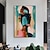 preiswerte Abstrakte Gemälde-Ölgemälde handgefertigt handgemalt Wandkunst abstrakte Menschen Leinwand Malerei Wohndekoration Dekor gespannten Rahmen fertig zum Aufhängen