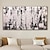 abordables Peintures Abstraites-grande peinture abstraite peinte à la main noir et blanc 3d texturé mur art moderne toile murale peinture blanc 3d texturé mur art décor