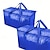 Χαμηλού Κόστους Αποθήκευση &amp; Οργάνωση-1/2/3/4 τμχ τσάντα αποσκευών με φερμουάρ &amp; λαβή βαρέως τύπου μεγάλης χωρητικότητας τσάντα αποθήκευσης φορητή αδιάβροχη τσάντα για ταξίδια σε υπαίθριο κάμπινγκ και οικιακή χρήση