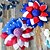 billige Event &amp; Party Supplies-Amerikansk uavhengighetsdag blomsterkransdekorasjon - påskeutstillingsdekor, dørpynt krans til minnedag/den fjerde juli