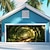 tanie Okładki drzwi-gigantyczne drzewa las zewnętrzny baner na okładkę drzwi garażowych piękna duża dekoracja tła na zewnętrzne drzwi garażowe dekoracje ścienne do domu parada imprezowa