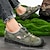 ieftine Sandale Bărbați-Bărbați Sandale Retro Plimbare Casual Zilnic Piele Comfortabil Cizme / Cizme la Gleznă Loafer Negru Albastru Trifoi Primăvară Toamnă