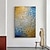 cheap Abstract Paintings-Handmade Oil Painting Canvas Wall Art Decoration Modern Abstract Mosaic for Home Decor Rolled Frameless Unstretched Painting