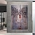 Недорогие Картины с людьми-ручная работа картина маслом холст стены искусства украшения фигура абстрактный дождь уличный пейзаж для домашнего декора свернутая бескаркасная нерастянутая картина